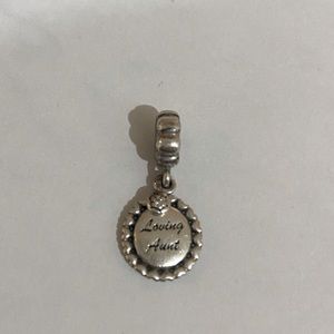 Authentic Pandora Loving Aunt Charm